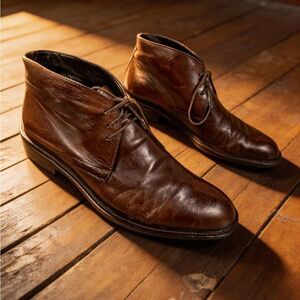 TO BOOT NEW YORK ADAM DERRICK MENS HIGH ANKLE SHOES BROWN SIZE 8 1/2